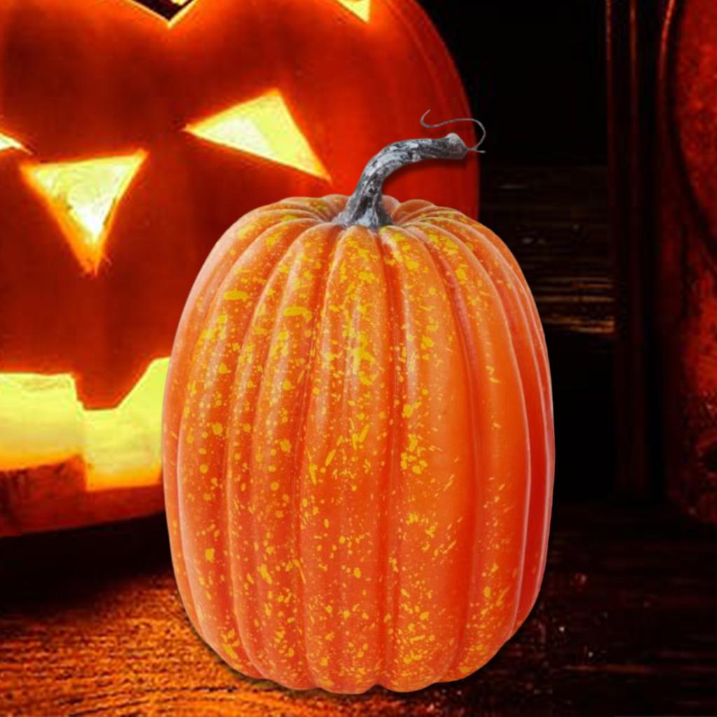 Realistic Foam Pumpkin Decoration Artificial Pumpkins For Halloween Christmas Indoor and Outdoor Holiday Decoration