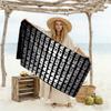 No Symbol Allowed Beach Towel Super Soft Microfiber Quickdry Fabric Comfortable Lightweight