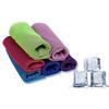 Summer Solid Color Mesh Cooling Towel Sports Running Jogging Outdoor Gym Cooler