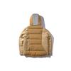 Li-Ning China Li-Ning Men's Short Hooded Goose Down Jacket Xiang Xiang Apricot AYMP165-1