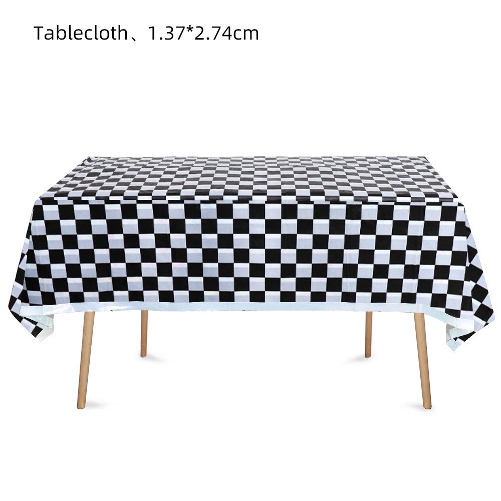 Sports Car Racing Birthday Party Tableware & Decorations: Cake Toppers, Banners, Balloons, Tablecloths.