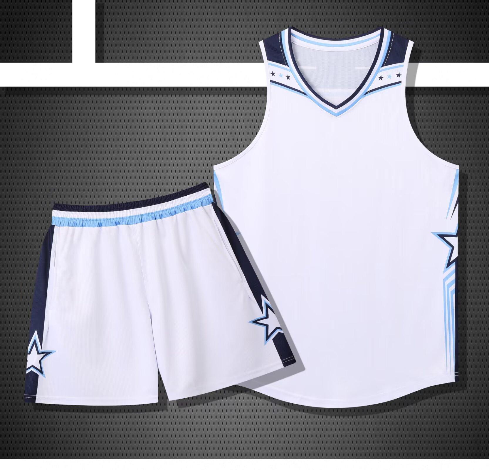 255 American Basketball Jersey Set Men S Game Jersey Jersey With Side Pocket Adult Children S Clothing 3Xs-6Xl 3XS/120