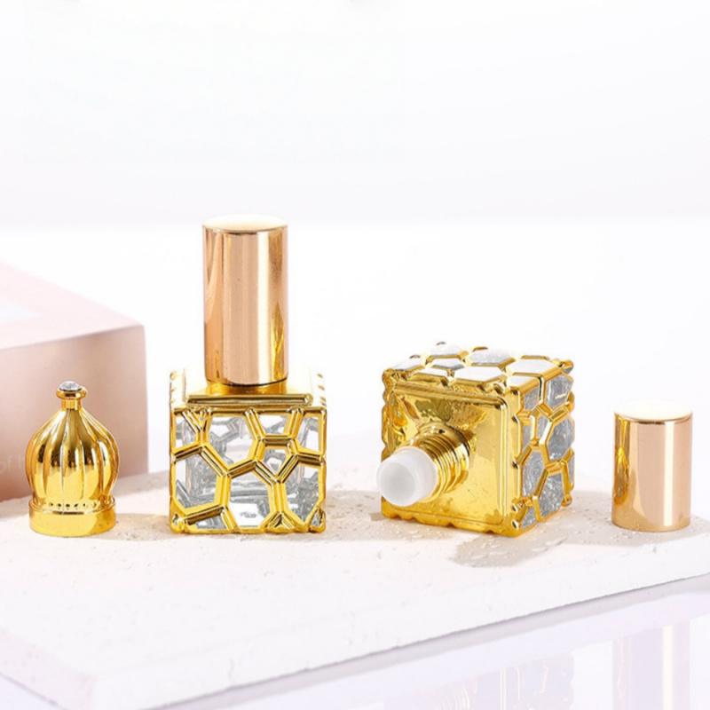 1pc10mlRefillable Essential Oil Bottles Middle East Arab Dubai Cosmetics Perfume Refillable Bottles Travel Portable Transparent