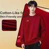 Li-Ning Lässiges Einfaches Vielseitiges Rundhals-Sweatshirt mit Buchstabenprint Locker Bequem Herren sweatshirt AWDVG85-4
