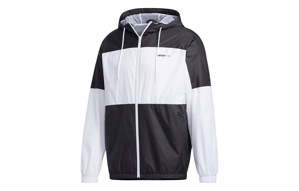 Adidas Neo Jackets Men s Black Hooded Moderate Instructor GJ8770 XL