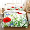 Daisy Queen Bedding Set Flowers Duvet Cover Set Bedding Digital Printing Bed Linen King Size Duvet Cover Set Bedding Sets
