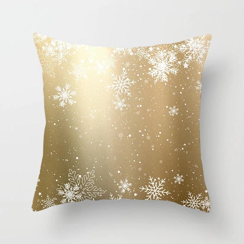 Świąteczne poszewki na poduszki z nadrukiem Świąteczne poszewki na poduszki dekoracyjne do domu Poszewki na poduszki świąteczne
