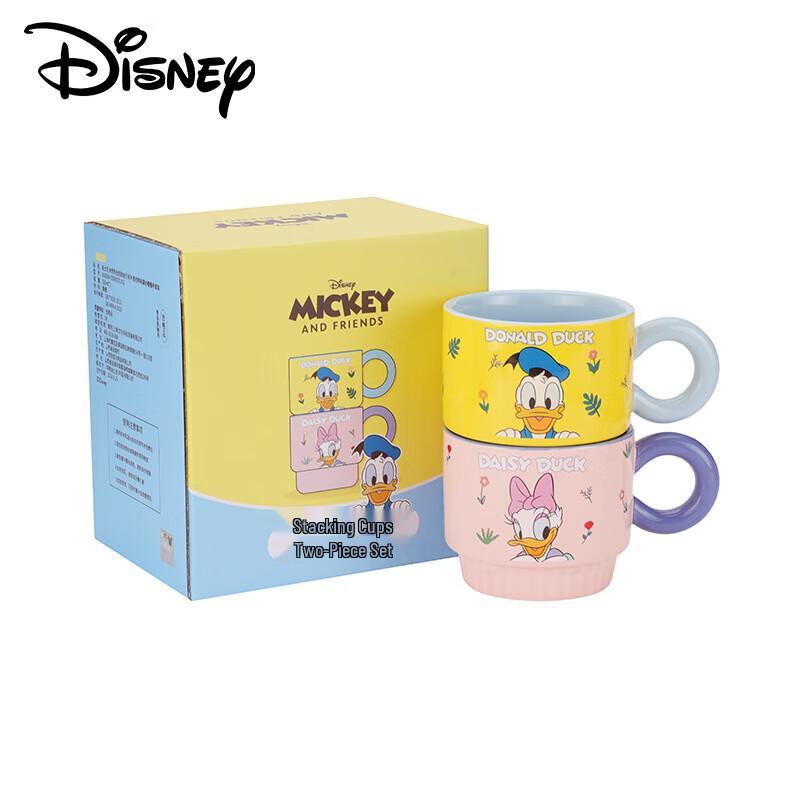 Disney Керамические кружки с Микки и его семьей, складывающиеся одна в другую (2-Pack)