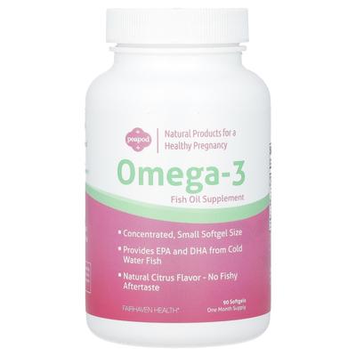 Fairhaven Health, PeaPod, Omega 3, 90 měkkých kapslí