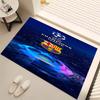 1pc FC Barcelona Print Area Rug - Soft, Washable Non-Slip Indoor Mat, Living Room, Home Office Decorative Rug,Office Decorative