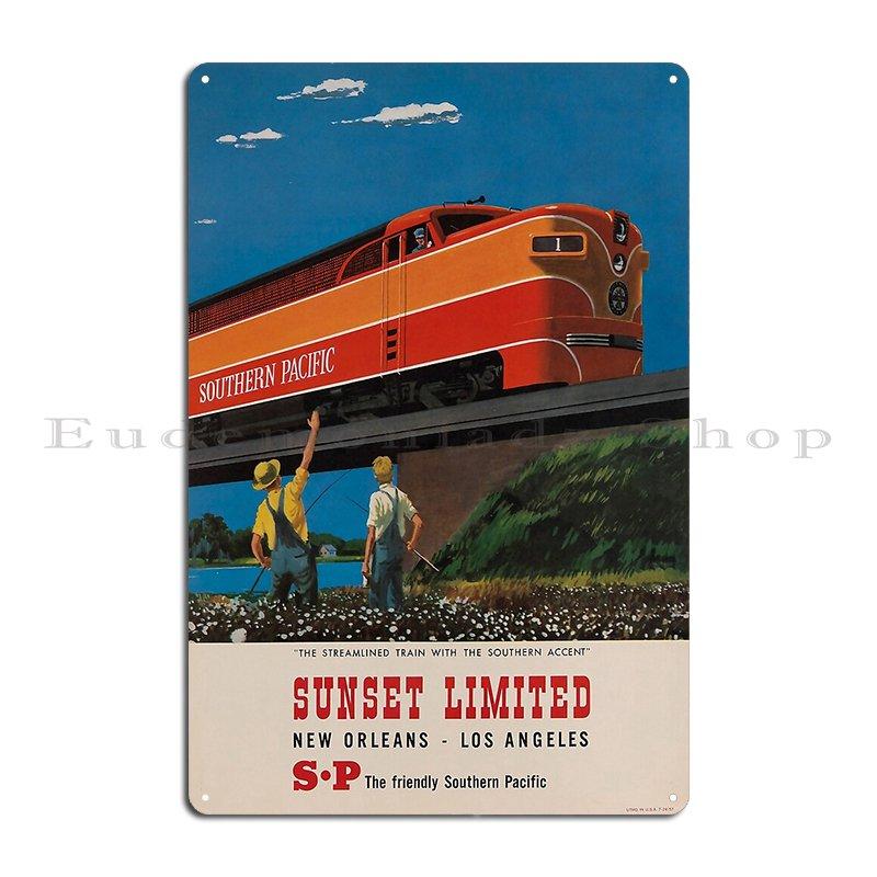 Orient Express Constantinople Trans Europe Express Vintage Train Travel Metal Printing Garage Club Cave Painting Tin Sign Poster