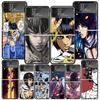 JoJo Adventure Bruno Buccellati Phone Case For Samsung Z Flip 7 6 5 4 3 Galaxy ZFlip7 ZFlip6 ZFlip5 ZFlip4 ZFlip3 5G Print Cover
