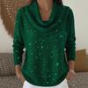 Solid Color Long Sleeve Women's Sweater for Autumn and Winter