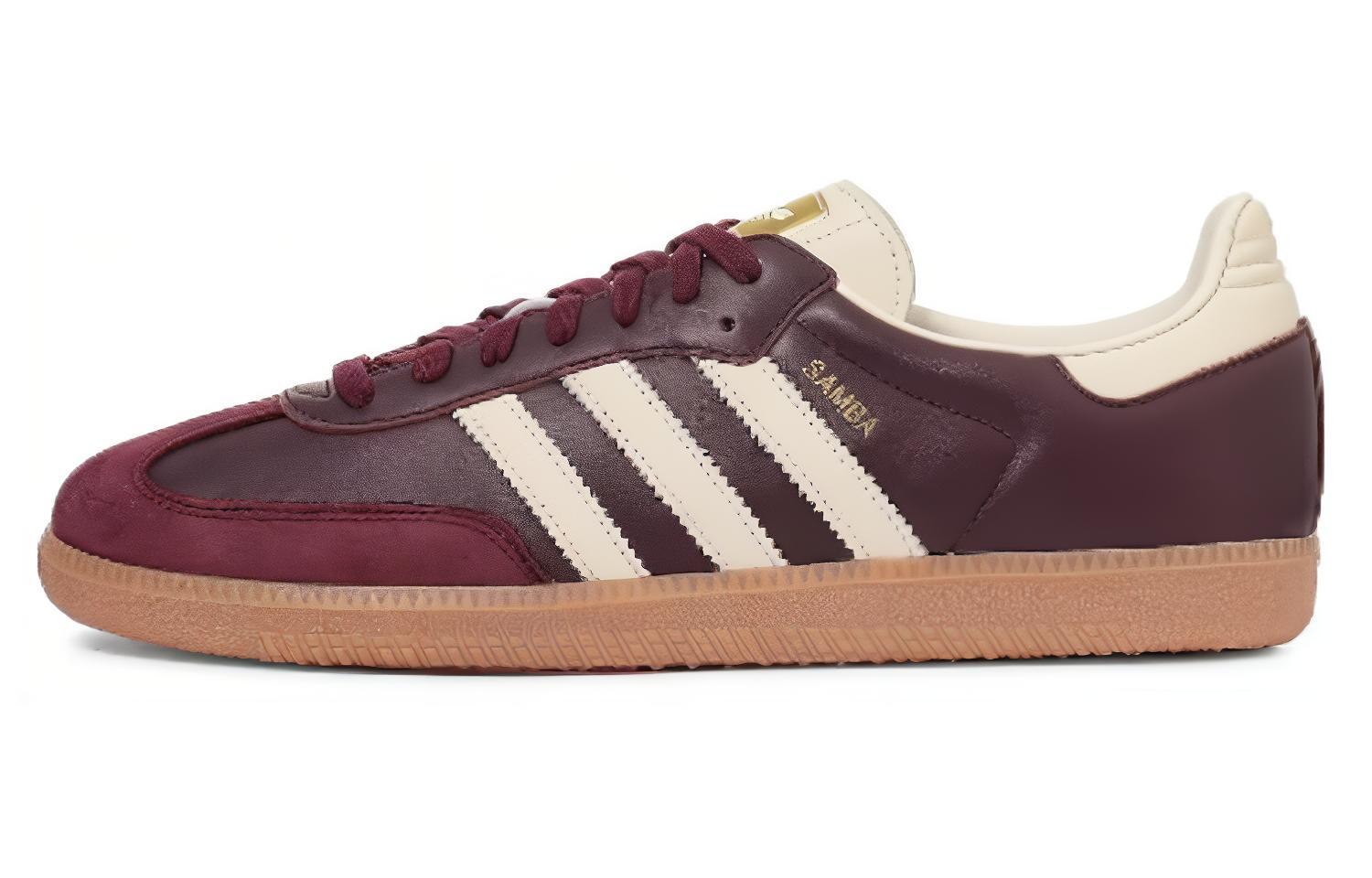 Samba Wmns Adidas Originals Og  Бордовый  Женские ID0477 36