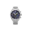 100 Meters Waterproof, Solar Quartz, Super Titanium Strap, , 44mm Men's Watch, Blue Dial AT2480-81L