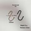 Cross-Border S-shaped Iron Hooks: 11 Specifications In Black & Silver for Hanging and Connecting