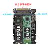 OULLX M.2 NVMe NGFF Dual Protocol To U.2 SFF-8639 High Speed Hard Disk Case Inline SSD Solid State External M.2 Board Adapter