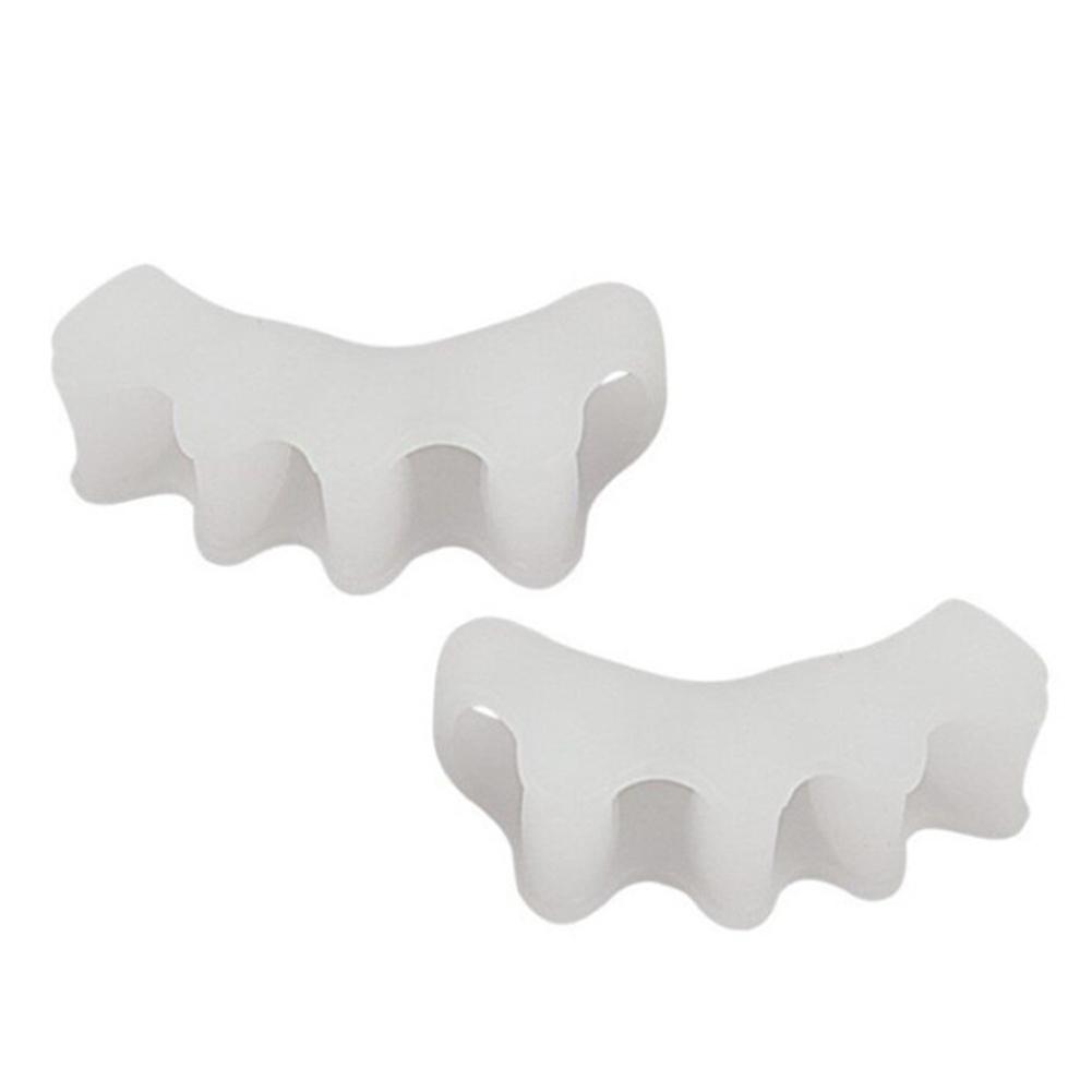 1Pair Silicone Toe Protector Finger Toe Separator Bunion Corrector Foot Stretchers Straightener Protector Pain Relief Foot Care