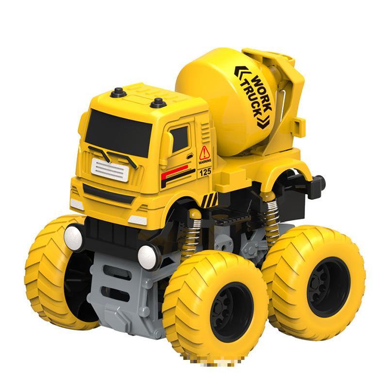 1Pcs Truck Engineering Vehicle Toy Friction Powered Inertia Car With Shock Absorber For Kids Birthday Play Gift
