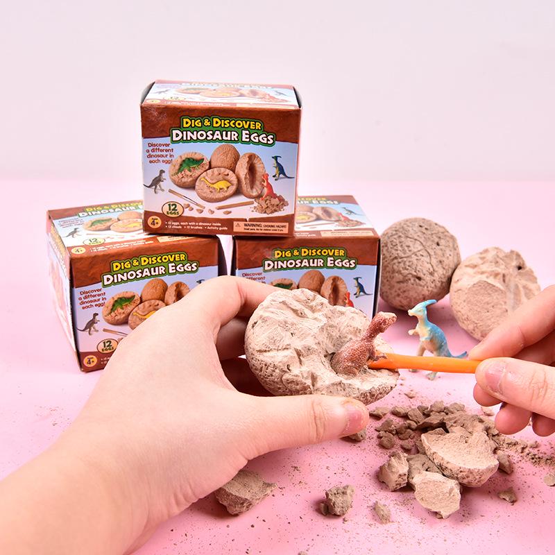 Dinosaur Egg Excavation Science Toy for Kids - Educational Archaeological Model