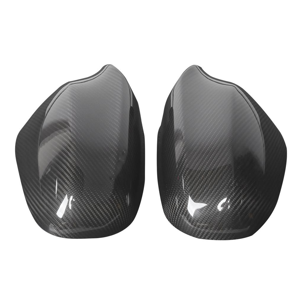 2 Stück Rückspiegelabdeckung Aufsatz Carbonfaser Kappe Ersatz für 3er E90 LCI 2009 2012