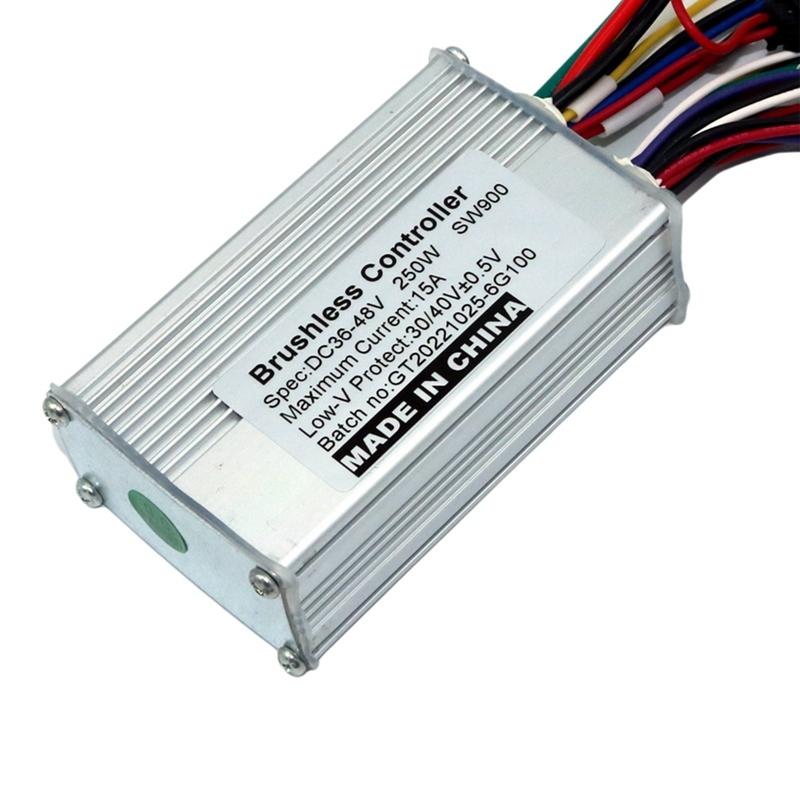 36V/48V 250/350W 15A Bürstenloser DC Lithium-Akku Elektrofahrrad Bürstenloser Controller