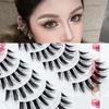 Lashie - Set of 5 Pairs: Spikey Clear Band False Eyelashes