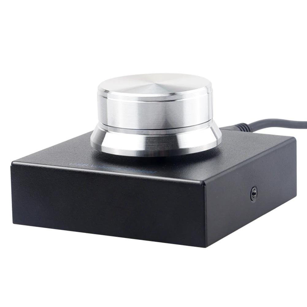Contrôleur de Son PC USB Alliage d'Aluminium Contrôleur de Volume Haut-Parleur Contrôle de Volume Externe Résistance aux Rayures Bouton de Réglage