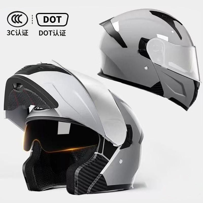 DOT Certified Motorcycle Helmets Men Women's Uncovering All Seasons Universal Riding Off-road Full AD Factory