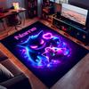 Custom Personalization Pokémon Gengar Print Area Rug - Soft, Washable Non-Slip Indoor Mat,Living Room,Home&Office Decorative Rug
