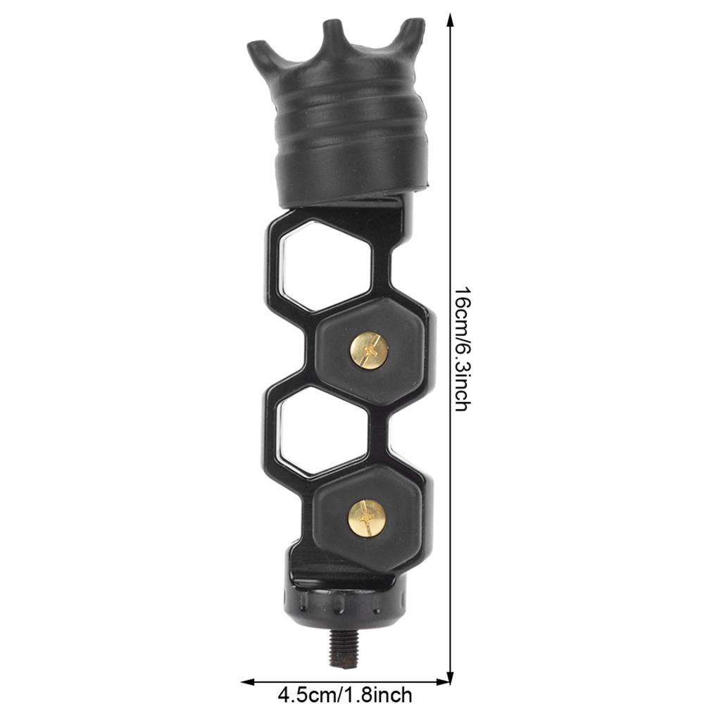 1 Stück Gummi Bogenschießen Stoßdämpfer Vibrationsdämpfer Absorber für Compoundbogen Jagd Schießzubehör schwarz