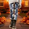 Women's Halloween Printed Stretchy Leggings Pants for Cozy Casual Home Wear