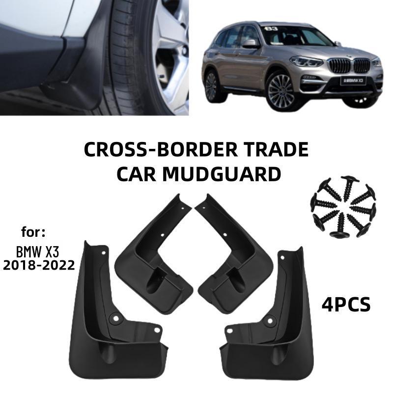 Soft Rubber Mudguards for BMW X3 2018-2022 Tire Protection and Modification