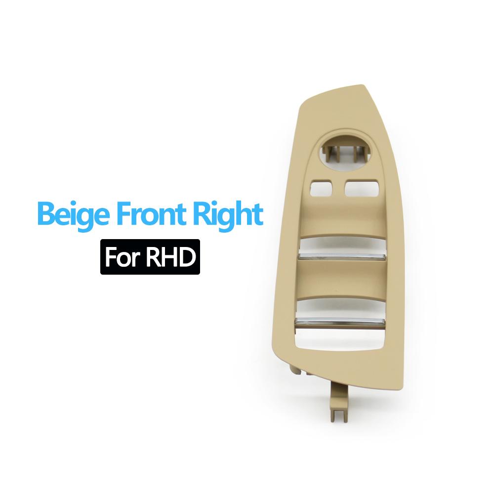 RHD Car Interior Front Door Window Control Lifter Switch Outer Cover Panel Trim For BMW 7 Series F01 F02 730 735 740 745 750 760