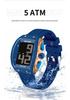 Orologio Sanda Impermeabile Attivato dalla Voce per Non Vedenti, Display Luminoso Multifunzione, Cifre Grandi per Anziani.