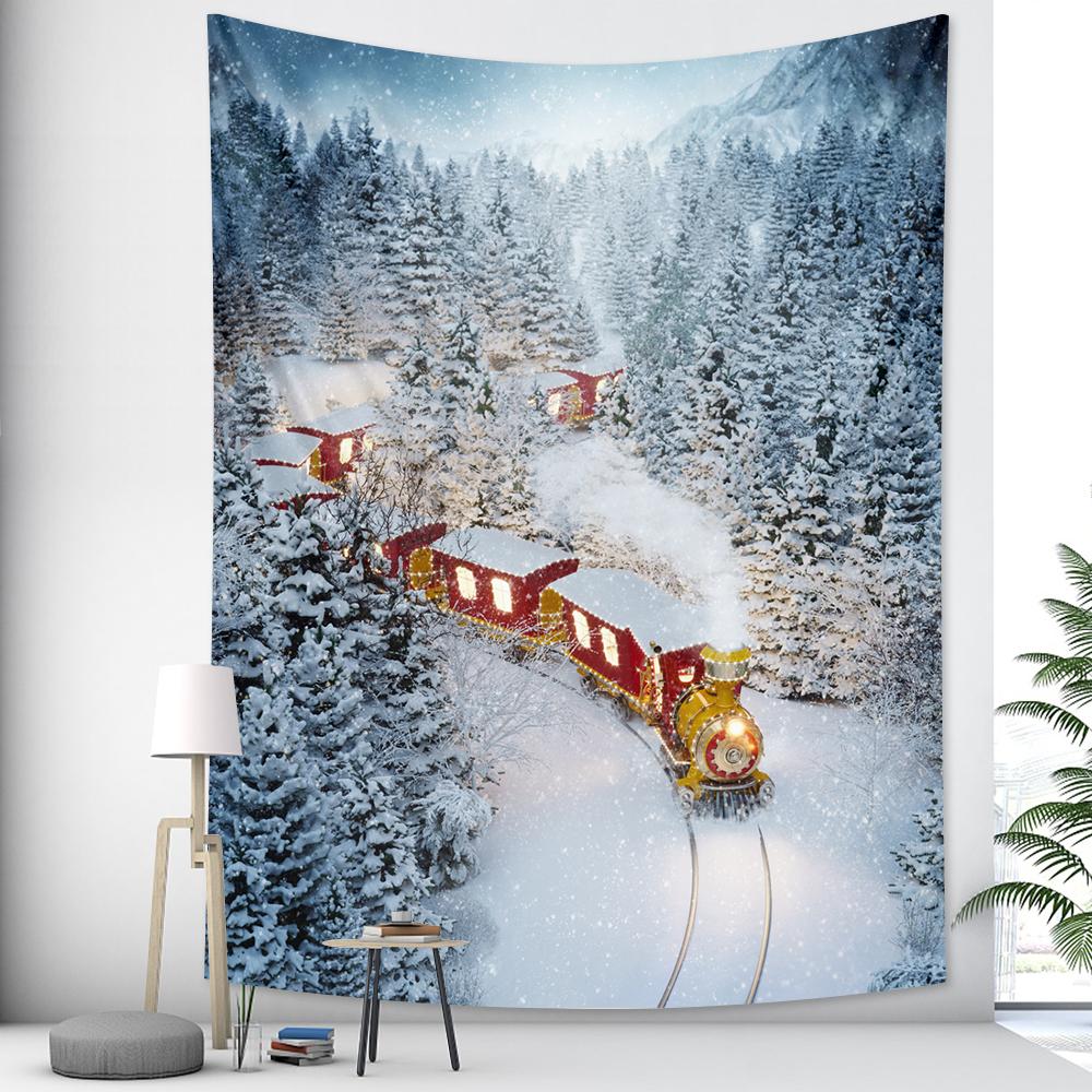 Home Art Decor Backdrop Christmas Tree Wall Tapestry Bohemian Living Room Mandala