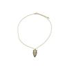 Collier - LUXENTER - Otla - Zircone brillante - Finition or 18 carats - Longueur 42+3 cm