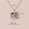 Vintage Style Book Pendant Necklace Antique Porcelain Pendant Necklace  Jewelry Accessory