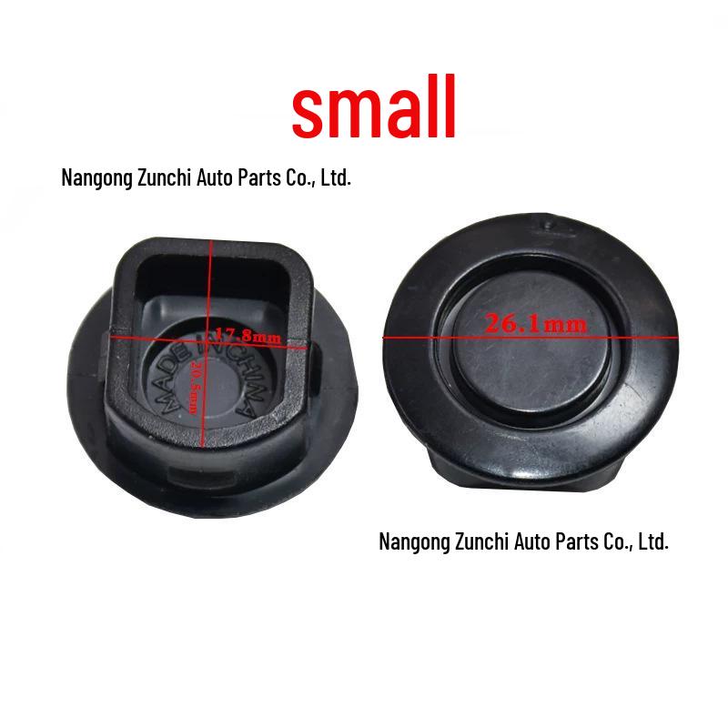 Car Parking Radar Decorative Plug Cover Set for Front and Rear Bumpers.