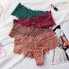 Sexy tanga do poloviny pasu Dámské spodní prádlo Vysoce kvalitní krajkové kalhotky Dámské Prodyšné spodní prádlo s tričkem Bikiny G String Kalhotky Intimní