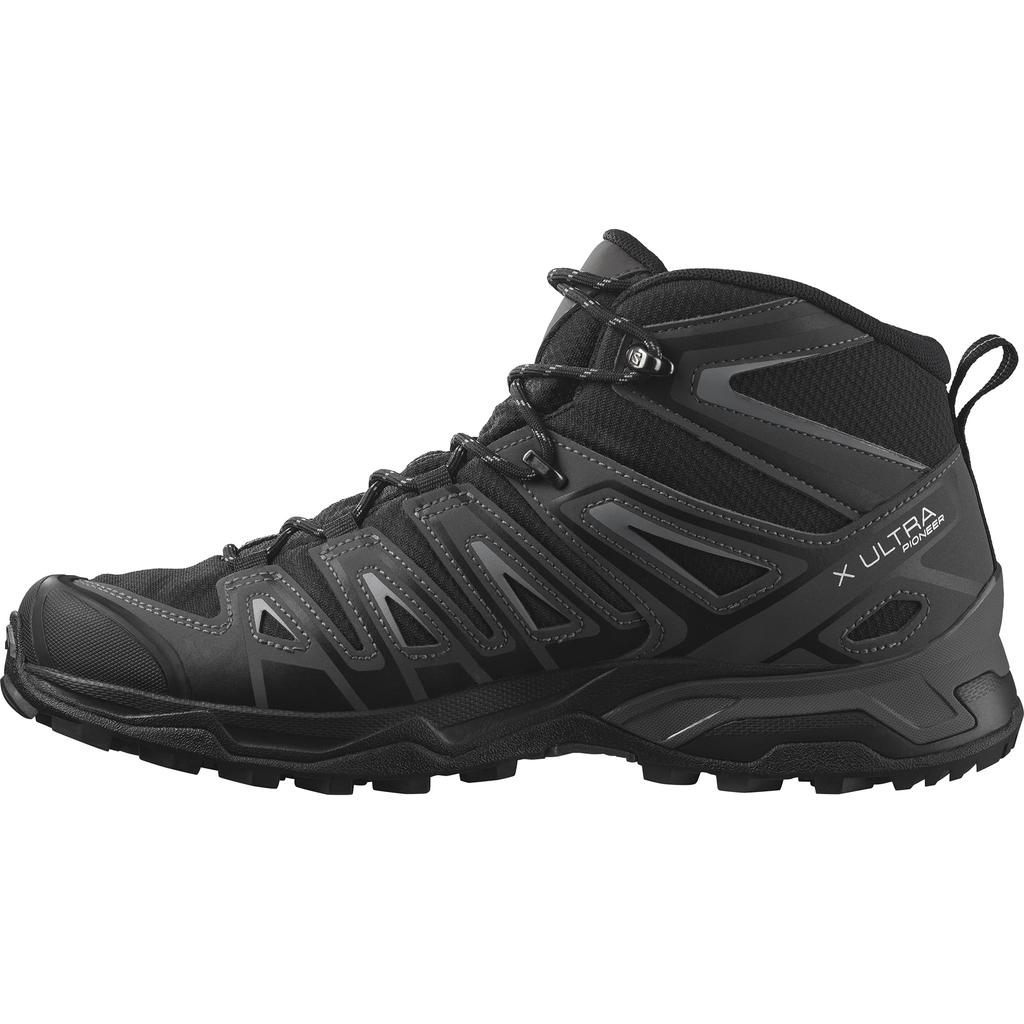 [Salomon] Hiking Trekking Shoes X ULTRA PIONEER MID GORE-TEX (X Ultra Pioneer Mid Gore-Tex) Men's Black/Magnet/Monument 27.0 Cm