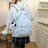 Mochila Escolar Bolsa escolar Menina do ensino fundamental ins Série Mori mochila de viagem de grande capacidade Nova tendência mochila com estampa de estrela