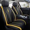 Universal Four-Season Sporty Microfiber Leather Car Seat Cover