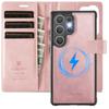 2-in-1 Magnetic Detachable Wallet Case for Samsung Galaxy S24/S24 Plus/S24 Ultra - PU Leather, Card Slots, Wireless Charging, 360° Protection