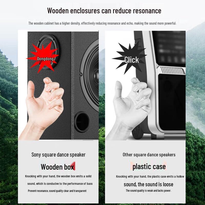 Soaiy SA-X78 15-inch High-Power Portable KTV Speaker