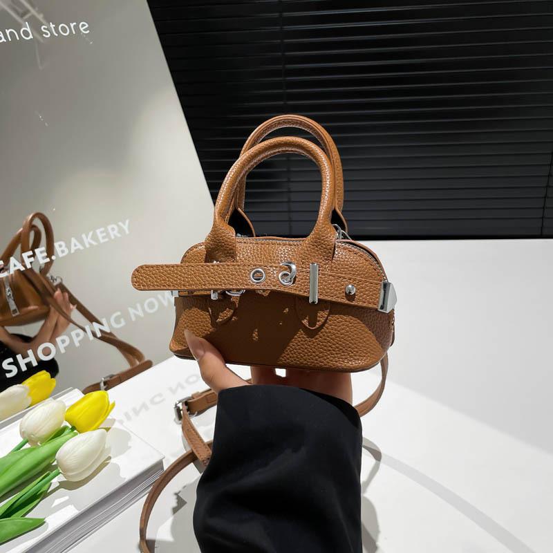 

Нишевый дизайн универсальная повседневная мини-сумка для ношения в руке женская новая ретро модная на плечо/кроссбоди коричневый