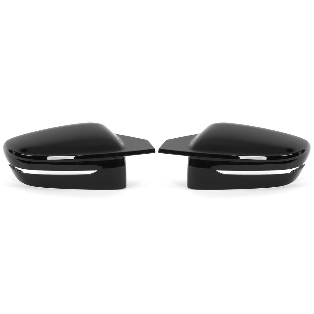 LHD for G80 M3 Style Gloss Black Mirror Caps Cover Replacement for 3 4 5 Series G20 G22 G30 G11 G14