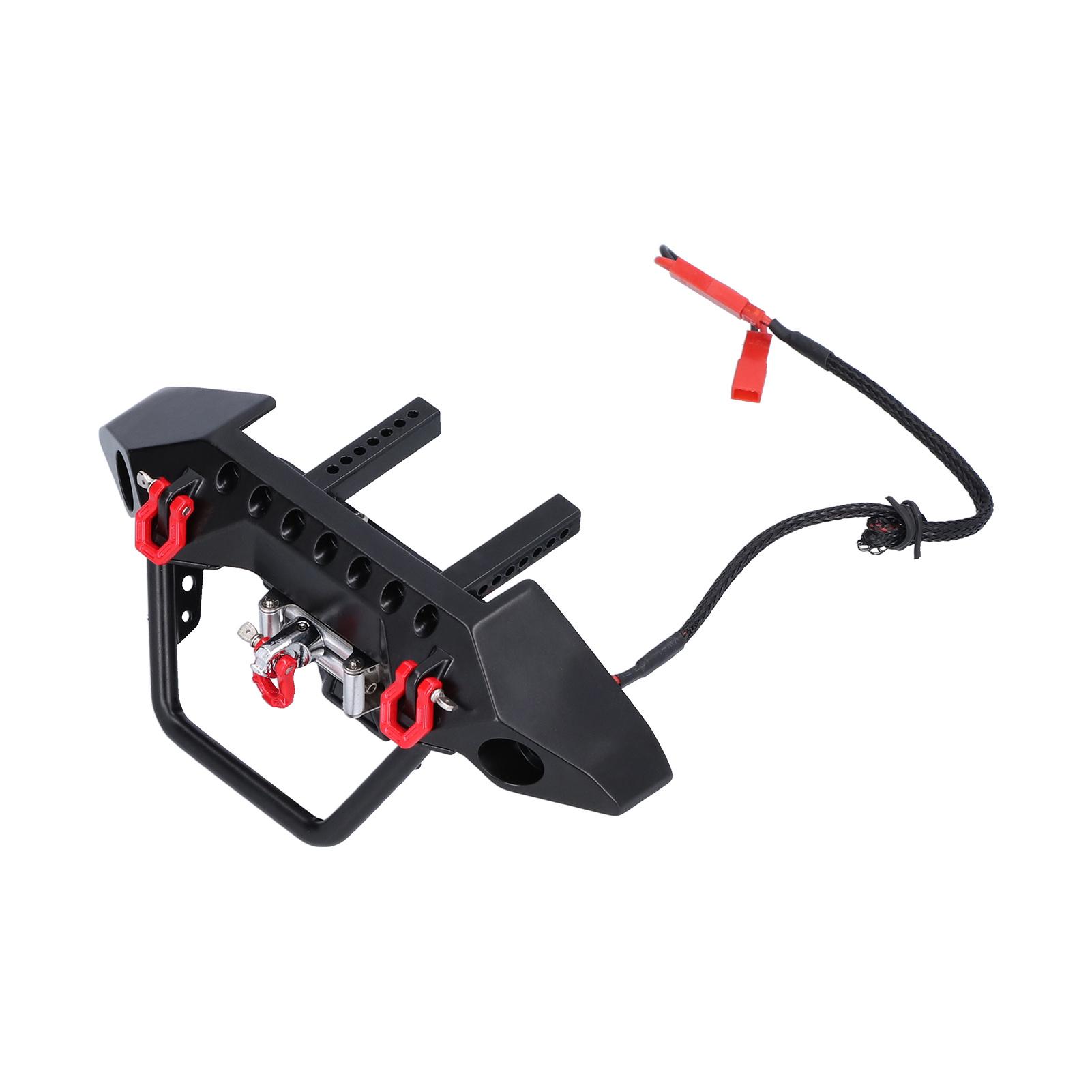 

Metal Front Bumper Winch Light Set for TRAXXAS/TRX4 /SCX10 II 90046 90047 RC Car Parts