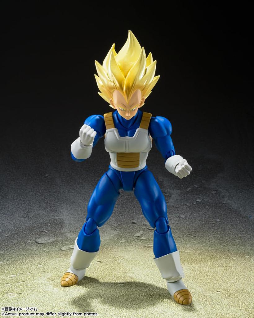 TAMASHII NATIONS TAMASHII NATIONS Dragon Ball Z Super Saiyan Vegeta Awakening Super Saiyan Blood 135 mm PVC ABS Figurine mobile peinte SHFiguarts - -
