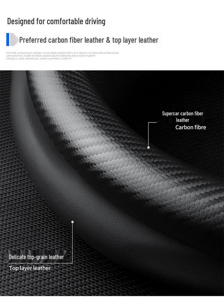 All-Season Anti-Slip Steering Wheel Cover for 16-19 Hyundai Elantra